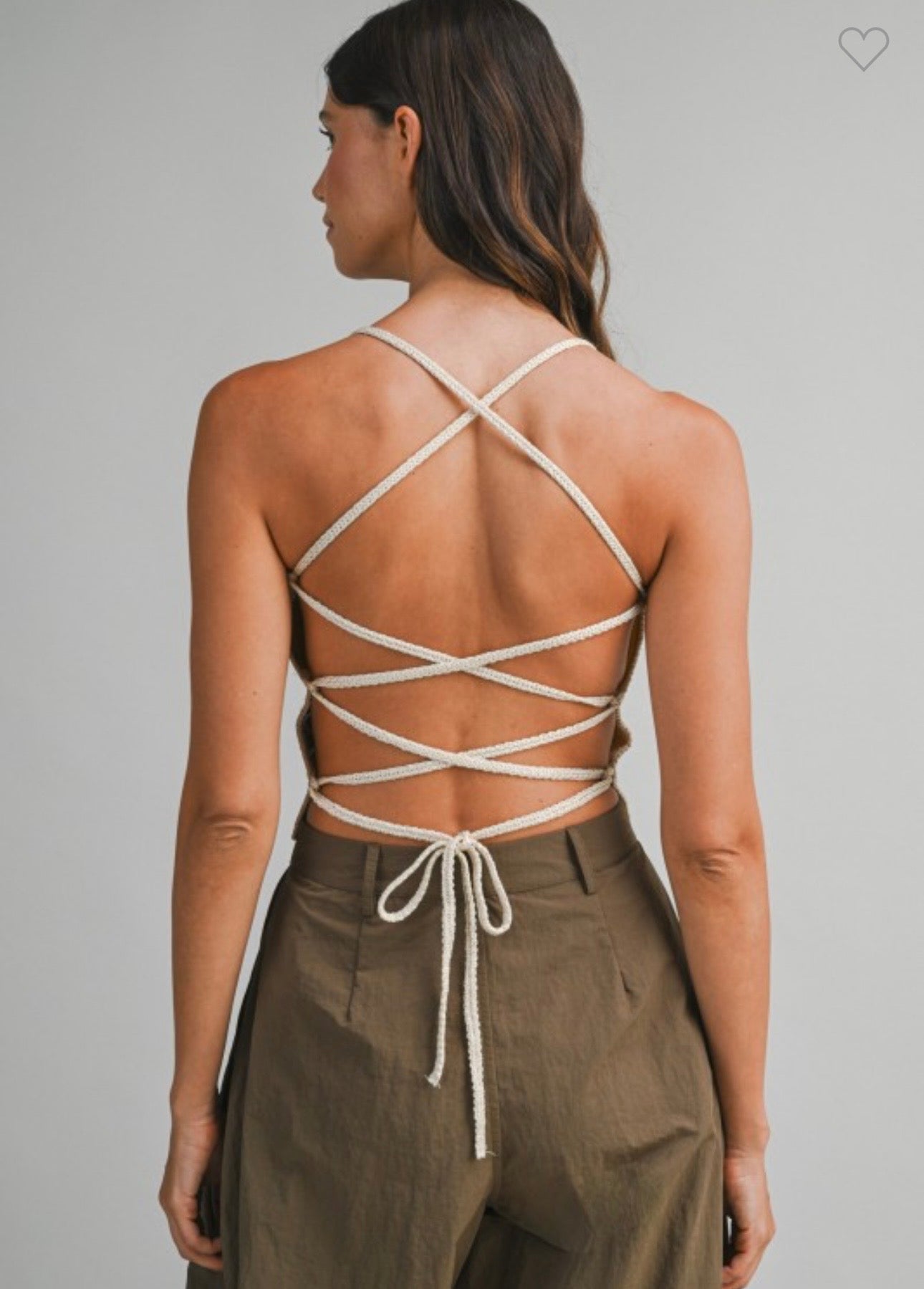 Top taupe Knit Minimal