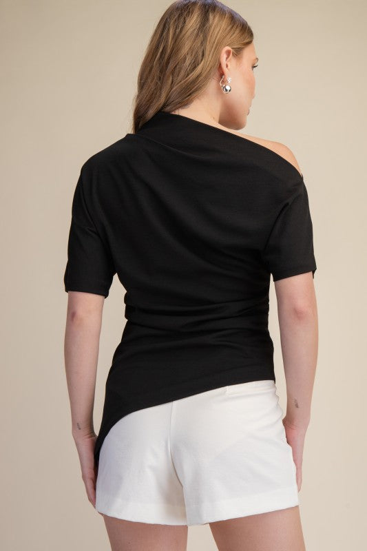 Asymmetrical Black Top