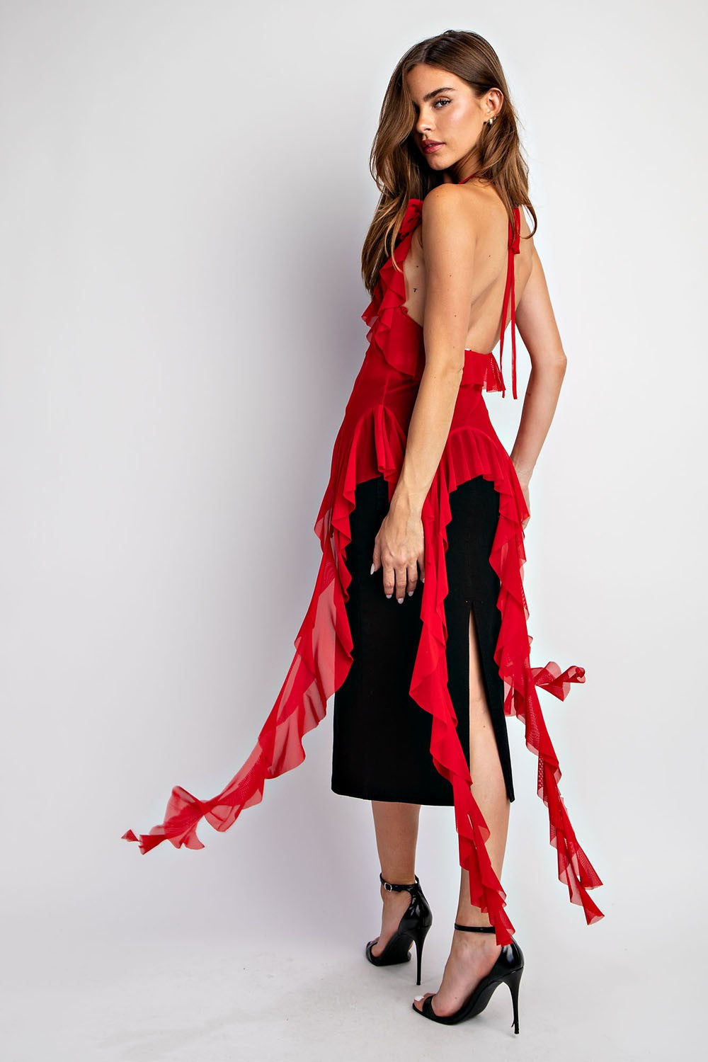 Blusa Red Mesh