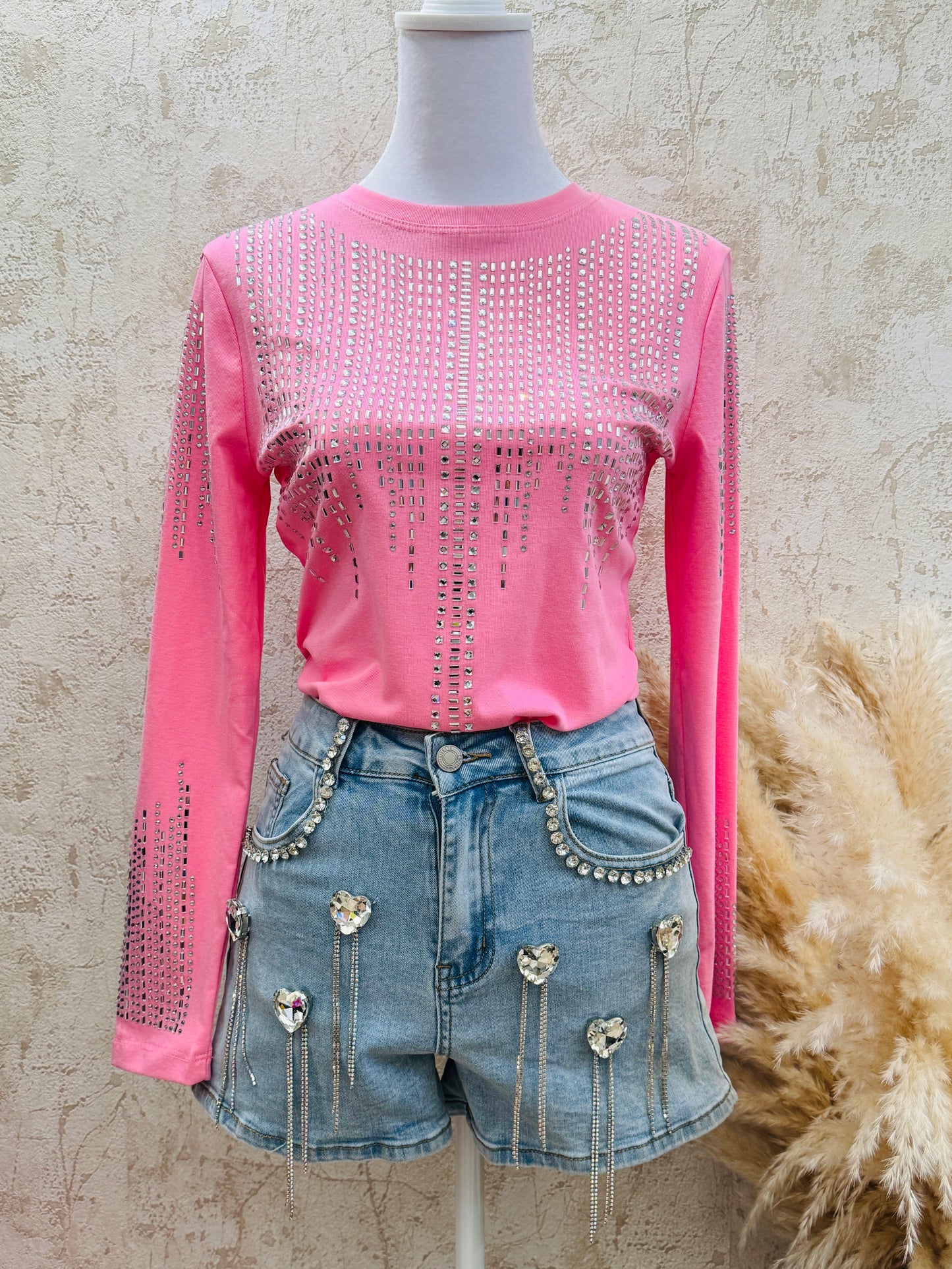 Pantalón corto corazón