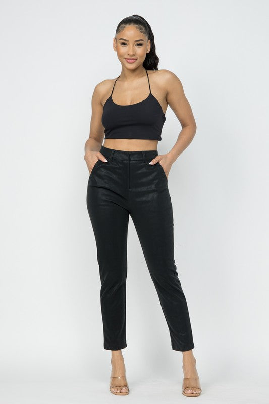 Pantalón estilo Leather