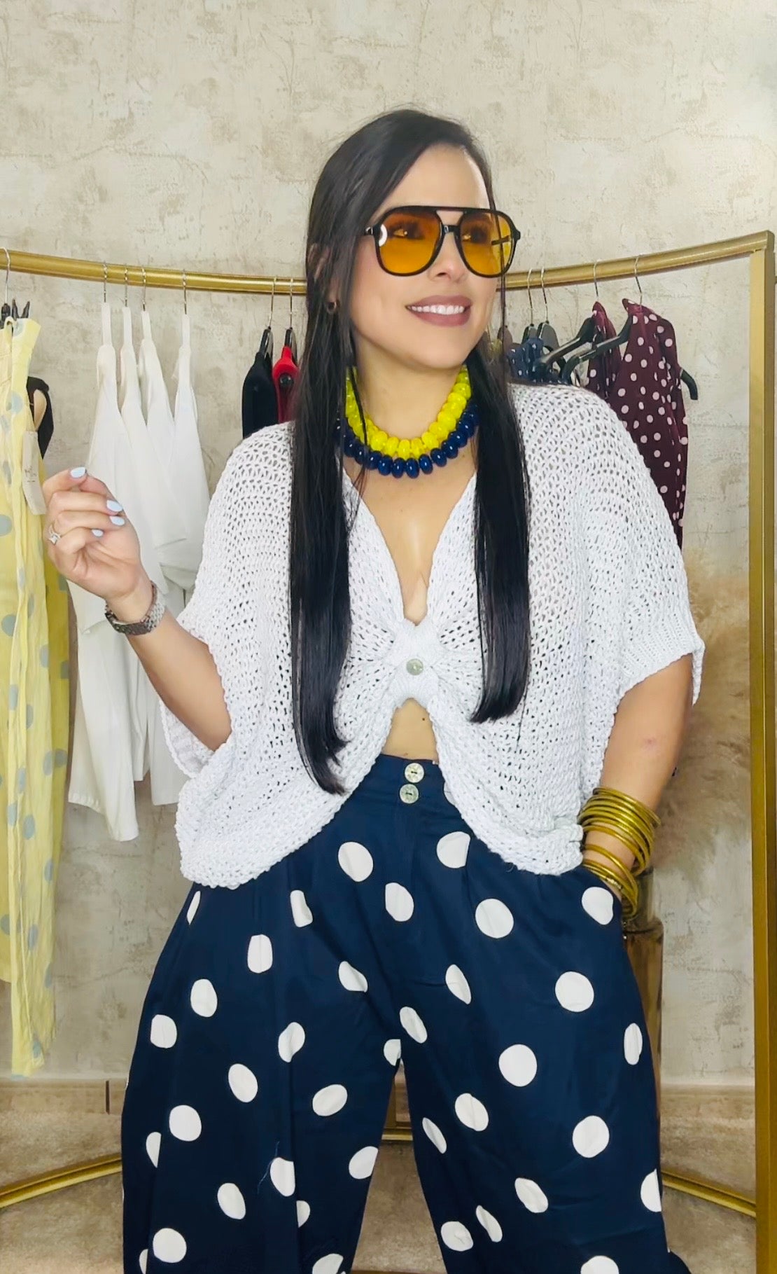 Crochet top nudo / italiano