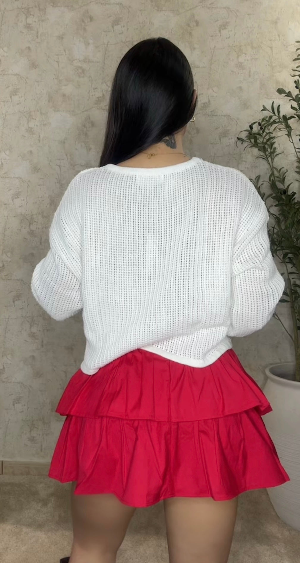 Top White Crochet