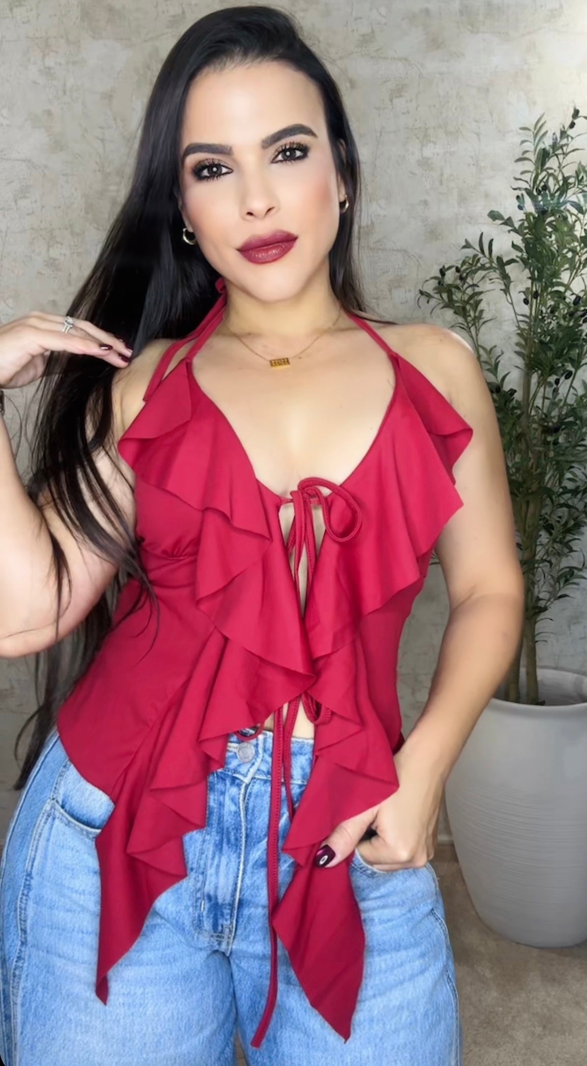 Blusa ruffles