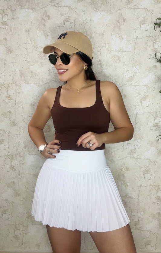 Falda/pantalon blanca