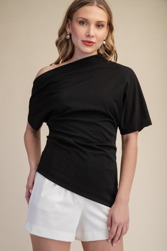 Asymmetrical Black Top