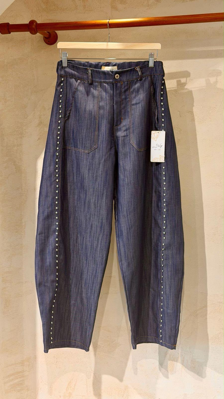 Denim tachas italiano