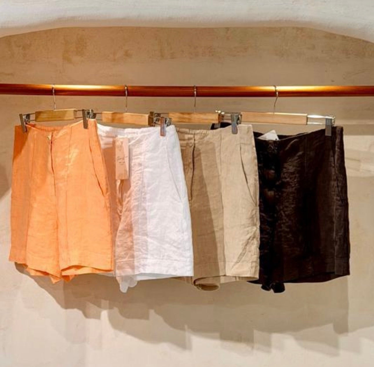 Lino short set / italiano