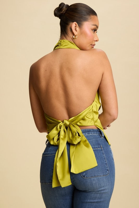 Blusa lima satin
