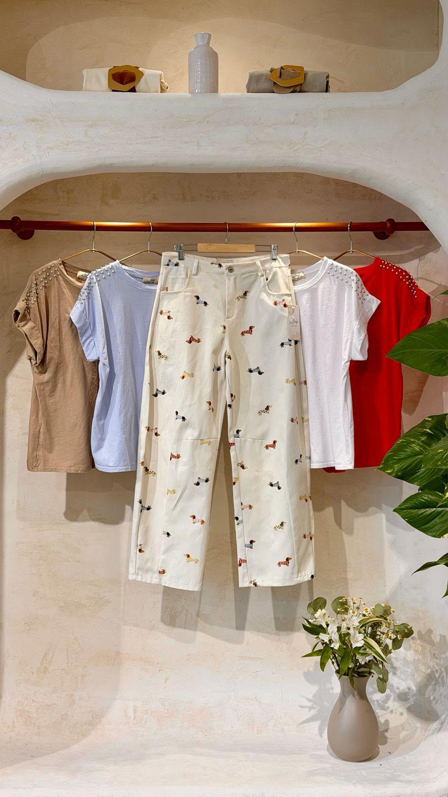 Dog denim barril