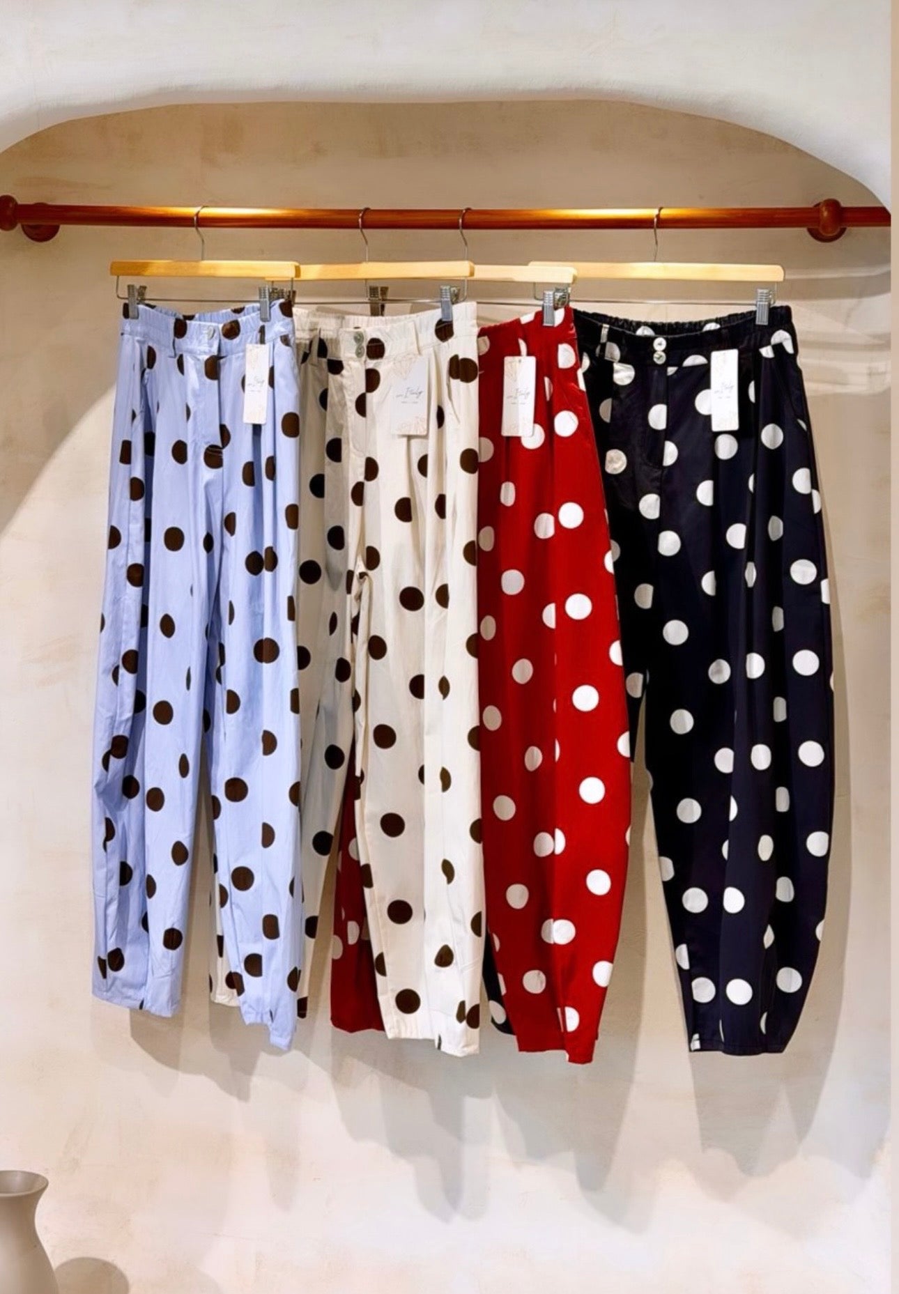 Polka dots pants