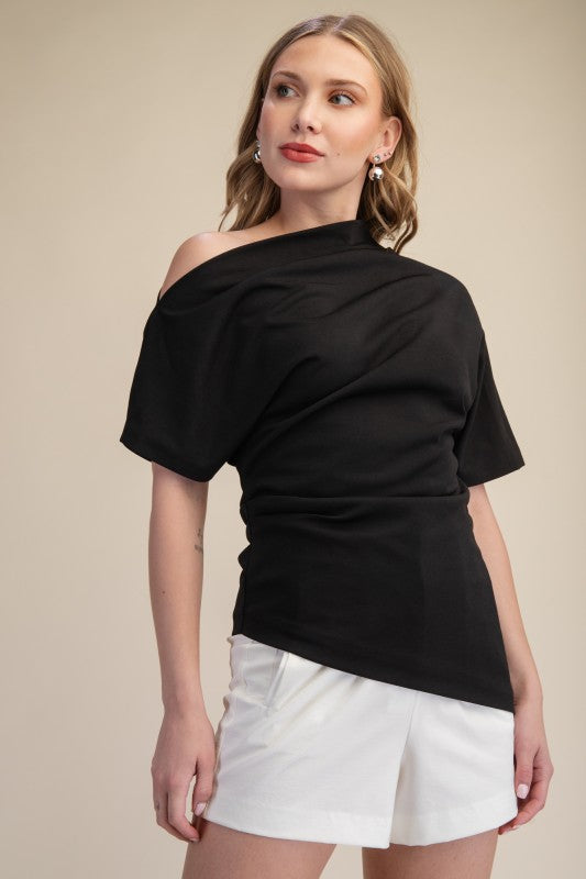 Asymmetrical Black Top