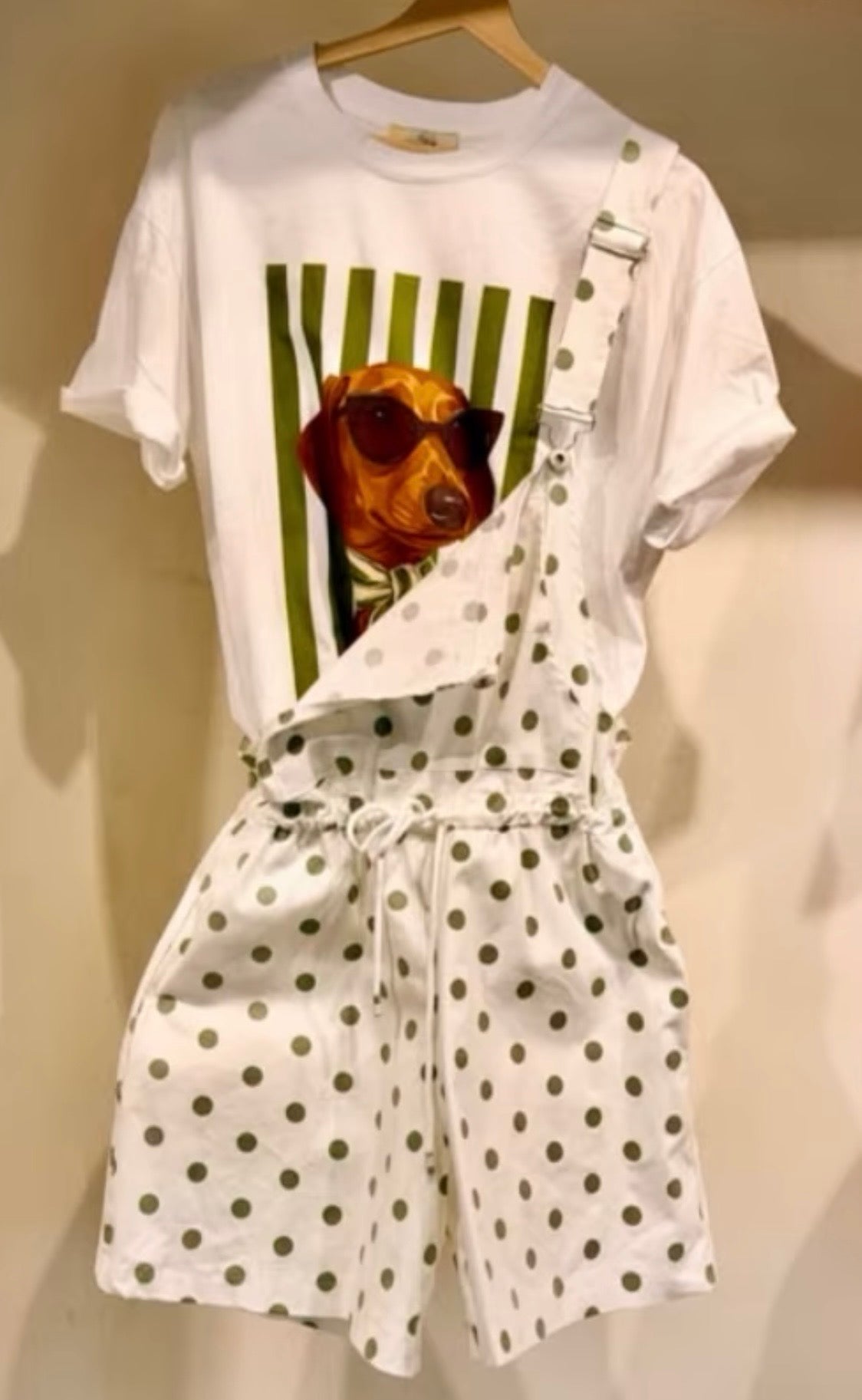 Tshirt Dogs w sunglasses / Italiana