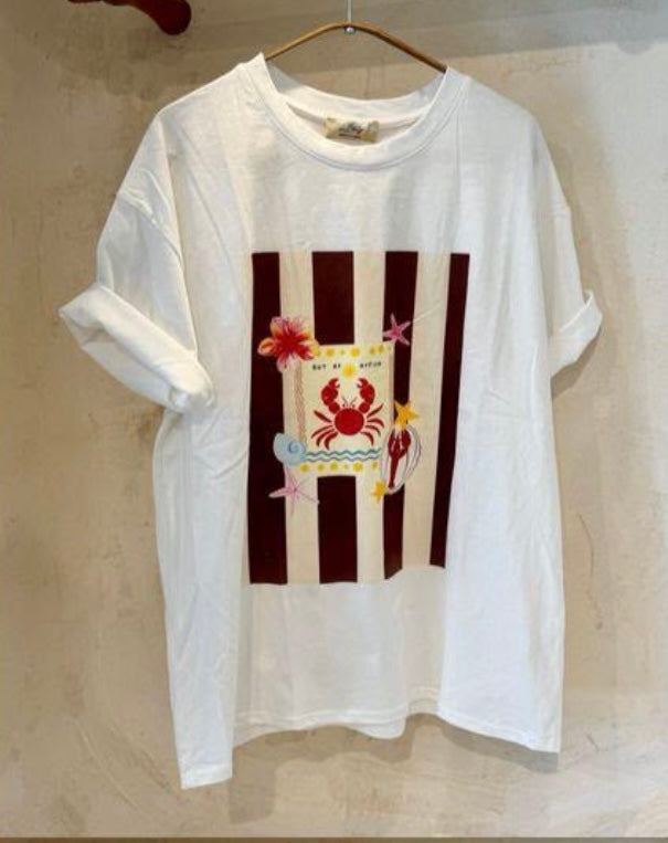 Tshirt frutas y mar / italiana