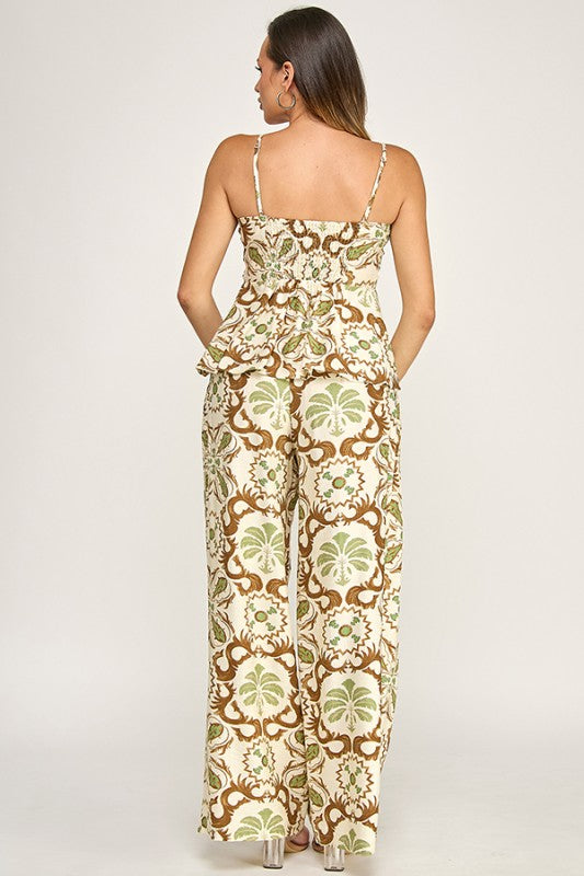 Brown & green set